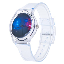 Lovely Kids Watches Star Sky Pattern Quartz Watch Children Students Watch Girls Popular Ssilicone Strap Elegant Wristwatch EF8