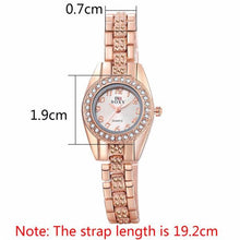 Luxury Rhinestone Bracelet Quartz Watch Women Fashion Rose Gold Watch Women Wrist Watches Hour Relogio Feminino EF8