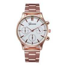 Luxury Fashion Man Women Glod Sliver Crystal Stainless Steel Analog Quartz Wrist Watch Reloj Geneva Wrist watch woman EF8