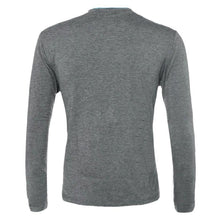 Men Tops Fashion Mens Slim Fit Cotton V-Neck Long Sleeve Casual T-Shirt Tops EF8