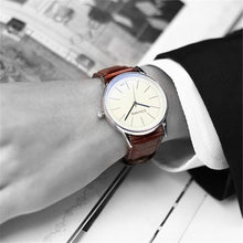 Mens Watches Ulzzang Luxury Casual Military Quartz Sports Wristwatch Leather StrapClock watch relogio masculino EF8