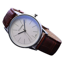 Mens Watches Ulzzang Luxury Casual Military Quartz Sports Wristwatch Leather StrapClock watch relogio masculino EF8