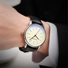 Mens Watches Ulzzang Luxury Casual Military Quartz Sports Wristwatch Leather StrapClock watch relogio masculino EF8