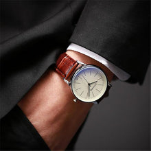 Mens Watches Ulzzang Luxury Casual Military Quartz Sports Wristwatch Leather StrapClock watch relogio masculino EF8