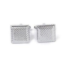 Elegant Men Cufflinks Glossy Three-Dimensional Emboss Spots Pattern Exquisite Cuff Button Cuff-link EF8