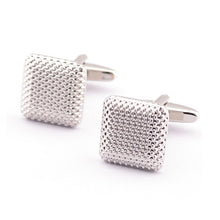 Elegant Men Cufflinks Glossy Three-Dimensional Emboss Spots Pattern Exquisite Cuff Button Cuff-link EF8