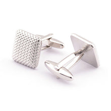 Elegant Men Cufflinks Glossy Three-Dimensional Emboss Spots Pattern Exquisite Cuff Button Cuff-link EF8