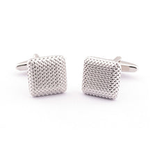 Elegant Men Cufflinks Glossy Three-Dimensional Emboss Spots Pattern Exquisite Cuff Button Cuff-link EF8