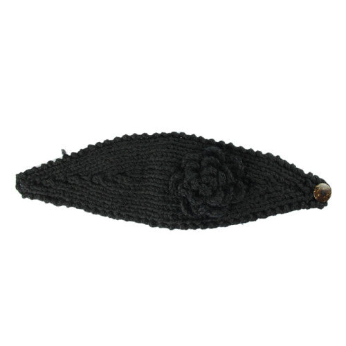 Fashion Women Crochet Headband Knit Hairband Flower Head wrap Girl Hair Accessories EF8