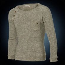 Fashion Casual Sweatshirts O-Neck Striped Slim Fit Knittmens Pullovers Men Pullover Men M-XXL EF8