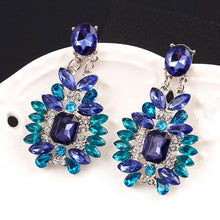 Accessories Crystal Dangle Earrings Jewelry Bohemian Colorful Big Drop Earrings Women Gifts EF8