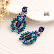 Accessories Crystal Dangle Earrings Jewelry Bohemian Colorful Big Drop Earrings Women Gifts EF8