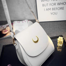 Fashion Crescent Pattern Women Ladies Leather Handbag Crossbody Shoulder Bag bolsas feminina EF8