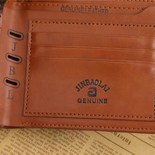Fashion Men Brown Billfold Coffee Leather Wallet Credit Card Men Purse Clutch Bifold Mini Wallets EF8