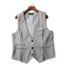 Fashion Men Slim V-neck Fit Formal Casual Dress Suit Waistcoat EF8