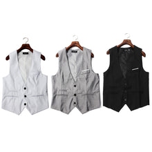 Fashion Men Slim V-neck Fit Formal Casual Dress Suit Waistcoat EF8