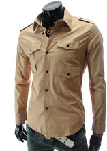 Fashion Mens Luxury Long Sleeve Casual Slim Fit Stylish Dress Shirts Mens shirts for Lovers Camisetas Tops EF8