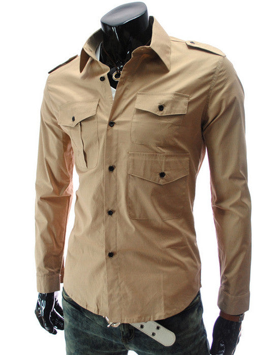 Fashion Mens Luxury Long Sleeve Casual Slim Fit Stylish Dress Shirts Mens shirts for Lovers Camisetas Tops EF8