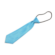 School Boys Children Kids Baby Wedding Solid Colour Elastic Tie Necktie EF8