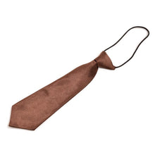 School Boys Children Kids Baby Wedding Solid Colour Elastic Tie Necktie EF8