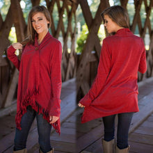 Fashion Women Casual Long Sleeve Cardigan Loose Outwear Jacket Tassels Coat Seven Colors EF8
