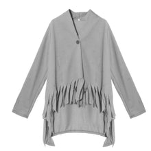 Fashion Women Casual Long Sleeve Cardigan Loose Outwear Jacket Tassels Coat Seven Colors EF8