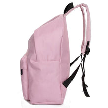 Fashion Women Girls Canvas Rucksack Backpack I AM A GIRL Letters Print School Book Shoulder Bag Casual Travel Bags EF8