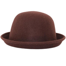 Fashion Women Men Dome Woolen Hemming Warm Formal Hat Tops Hats ing EF8