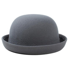 Fashion Women Men Dome Woolen Hemming Warm Formal Hat Tops Hats ing EF8