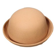 Fashion Women Men Dome Woolen Hemming Warm Formal Hat Tops Hats ing EF8