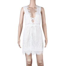 Fashion Women Sexy Women's Bodycon Lace Evening Party Short Mini Dress Plus Size Woman Vestidos EF8