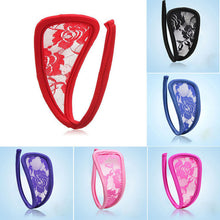 Sexy C-String Thongs Panties Lace Flower Floral Lingerie Stealth Women C String Solid Colors EF8