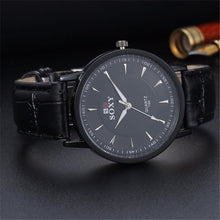 Luxury Fashion Leather Men Quartz Analog Watches Casual Business Watches Men Watch relogio masculino Gift EF8