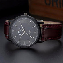 Luxury Fashion Leather Men Quartz Analog Watches Casual Business Watches Men Watch relogio masculino Gift EF8