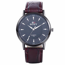 Luxury Fashion Leather Men Quartz Analog Watches Casual Business Watches Men Watch relogio masculino Gift EF8