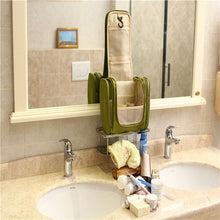 Travel Toiletry Wash Cosmetic Bag Makeup Storage Case Hanging Grooming EF8