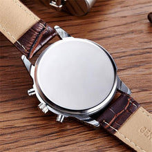 Casual men Watches Luxury Leather Men Military Wrist Watches Men Sports Quartz-Watch Relogio Masculino EF8