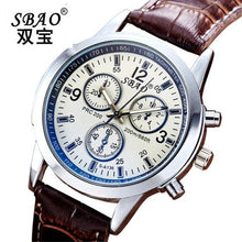 Casual men Watches Luxury Leather Men Military Wrist Watches Men Sports Quartz-Watch Relogio Masculino EF8