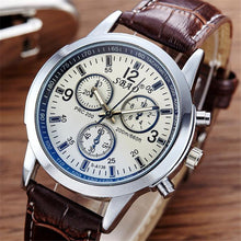 Casual men Watches Luxury Leather Men Military Wrist Watches Men Sports Quartz-Watch Relogio Masculino EF8