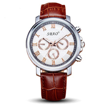 Men Watch Stainless Steel Quartz Black Wrist PU Leather Fashion Dial Men Sports Quartz-Watch Relogio Masculino EF8