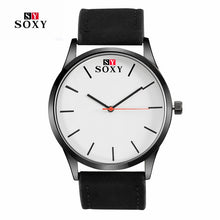 luxury quartz watch Casual Fashion Leather watches reloj masculino men watch Business Sports Wristwatch Clock EF8