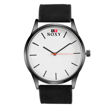 luxury quartz watch Casual Fashion Leather watches reloj masculino men watch Business Sports Wristwatch Clock EF8