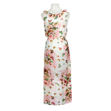 Dress Sexy Print O-neck Sleeveless Women Boho Long Maxi Dress Evening Party Beach Dresses Chiffon Dress Vestidos EF8