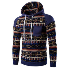 Jacket Men Cotton Retro Long Sleeve Hoodie Hooded Sweatshirt Tops Jacket Coat Outwear ClothingPlus Size EF8