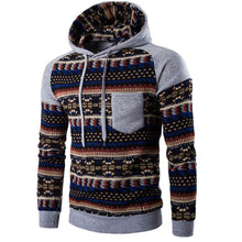 Jacket Men Cotton Retro Long Sleeve Hoodie Hooded Sweatshirt Tops Jacket Coat Outwear ClothingPlus Size EF8