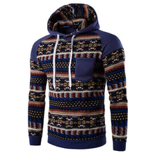 Jacket Men Cotton Retro Long Sleeve Hoodie Hooded Sweatshirt Tops Jacket Coat Outwear ClothingPlus Size EF8