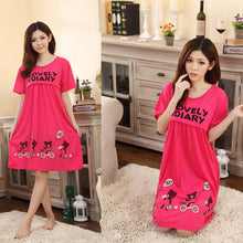 Women Pregnant Large Bear Lactation Nursing Clothes Maternity Dress Letters Print Cotton Sleepwear mujeres dormir EF8
