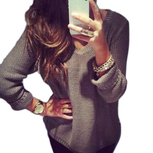 fashion women long sleeve V-neck Cardigan Loose Sweaters women hollow top pullover jumper Knitwear cardigan sweater EF8
