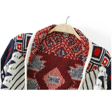 fall and clothes long sleeve cardigan knitting outwear loose shawl ladies thick coat women sweater EF8