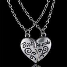 2pc best friend friendship heart-shaped Necklaces Broken Heart Pendant Necklace Gifts For best friends EF8